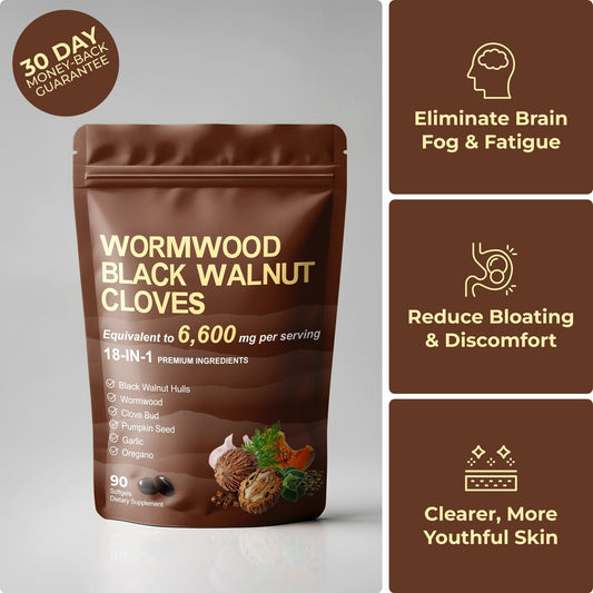 Wormwood Black Walnut ClovesFlush Out Hidden Parasites & Larva with Wormwood Black Walnut Cloves