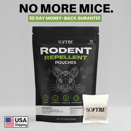 Place These Pouches Anywhere Mice Hide - And Watch Them Disappear.