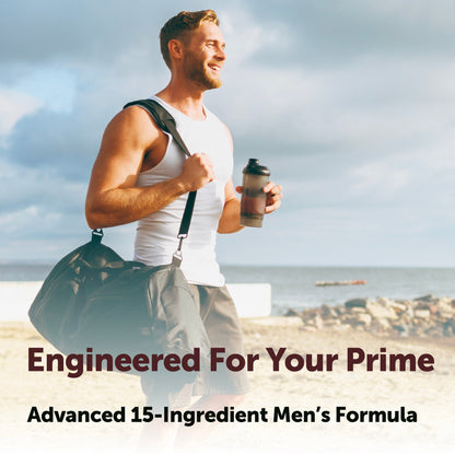 Testosterone+ Advanced 15-in-1 with Pumpkin Seed Oil, 240 Softgels