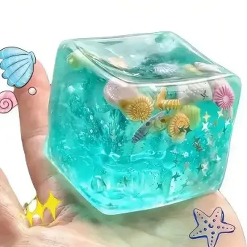 8-Piece Set Mystery Squishy Box, Blind Box Malt Sugar Stress Relief Toys, Sensor